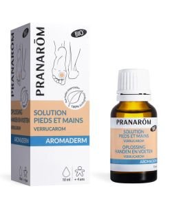 Verrucarom - Solution pieds et mains BIO - 10 ml BIO, 10 ml
